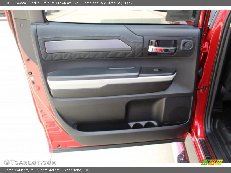 Barcelona Red Metallic / Black 2019 Toyota Tundra Platinum CrewMax 4x4