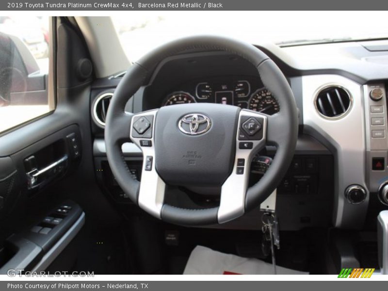 Barcelona Red Metallic / Black 2019 Toyota Tundra Platinum CrewMax 4x4