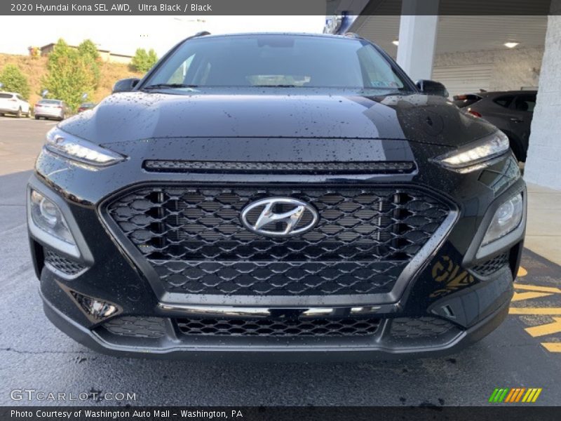 Ultra Black / Black 2020 Hyundai Kona SEL AWD