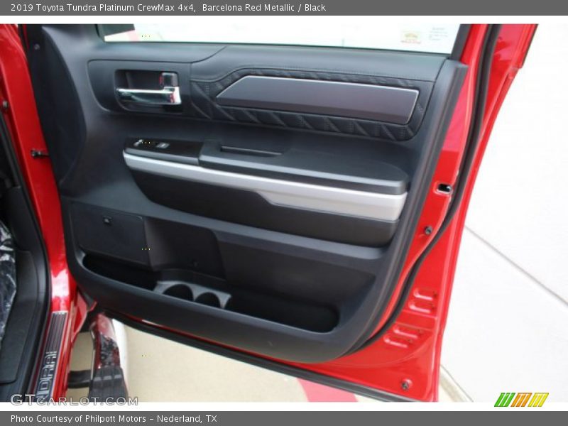 Barcelona Red Metallic / Black 2019 Toyota Tundra Platinum CrewMax 4x4