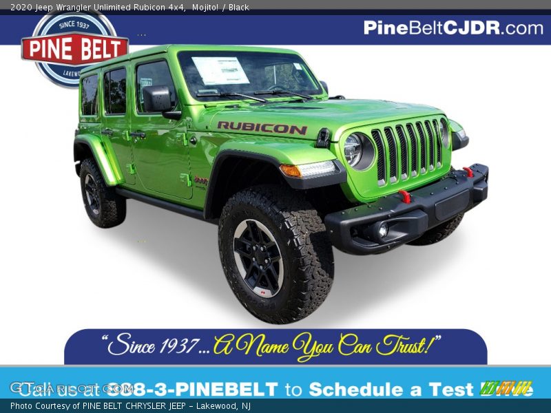 Mojito! / Black 2020 Jeep Wrangler Unlimited Rubicon 4x4