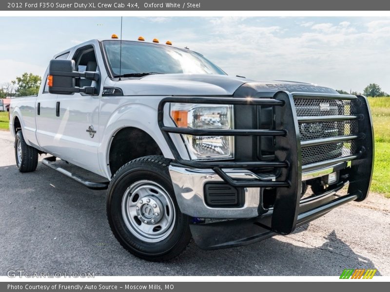 Oxford White / Steel 2012 Ford F350 Super Duty XL Crew Cab 4x4