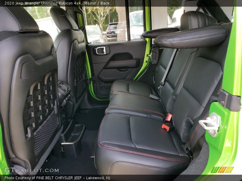 Rear Seat of 2020 Wrangler Unlimited Rubicon 4x4