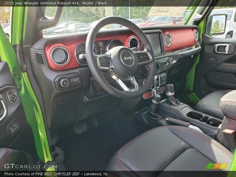 2020 Wrangler Unlimited Rubicon 4x4 Black Interior