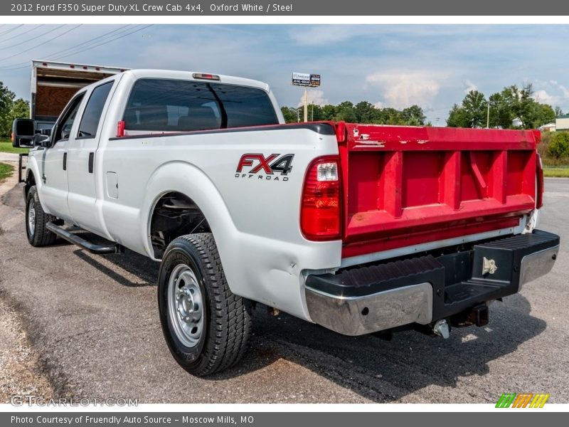Oxford White / Steel 2012 Ford F350 Super Duty XL Crew Cab 4x4