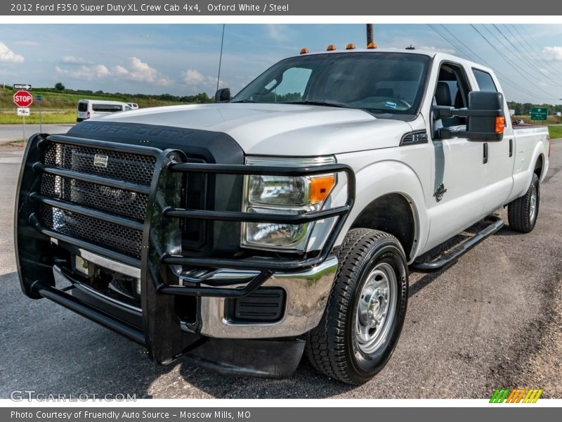 Oxford White / Steel 2012 Ford F350 Super Duty XL Crew Cab 4x4