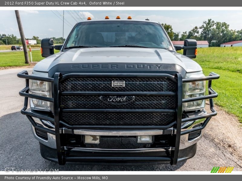 Oxford White / Steel 2012 Ford F350 Super Duty XL Crew Cab 4x4