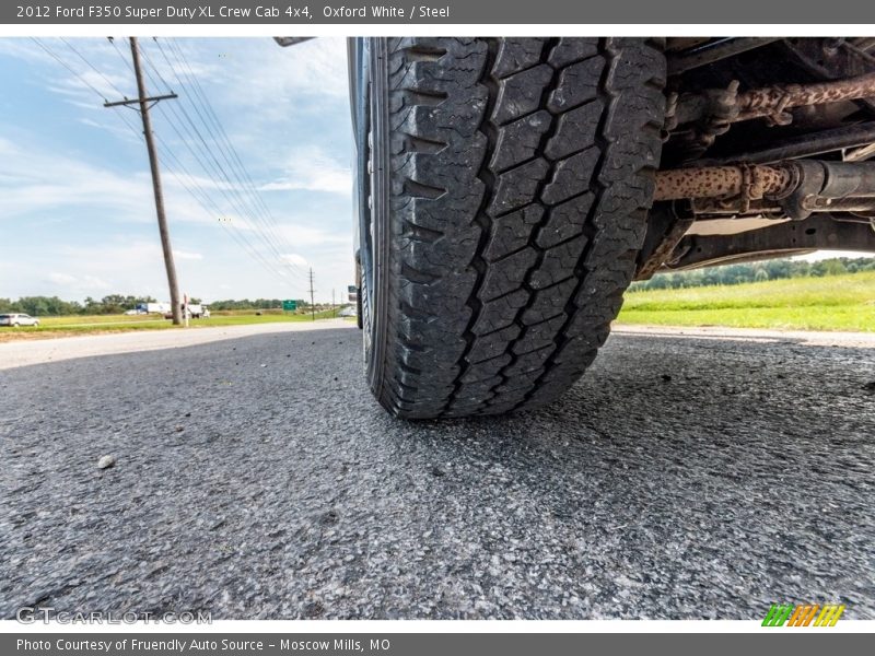 Oxford White / Steel 2012 Ford F350 Super Duty XL Crew Cab 4x4