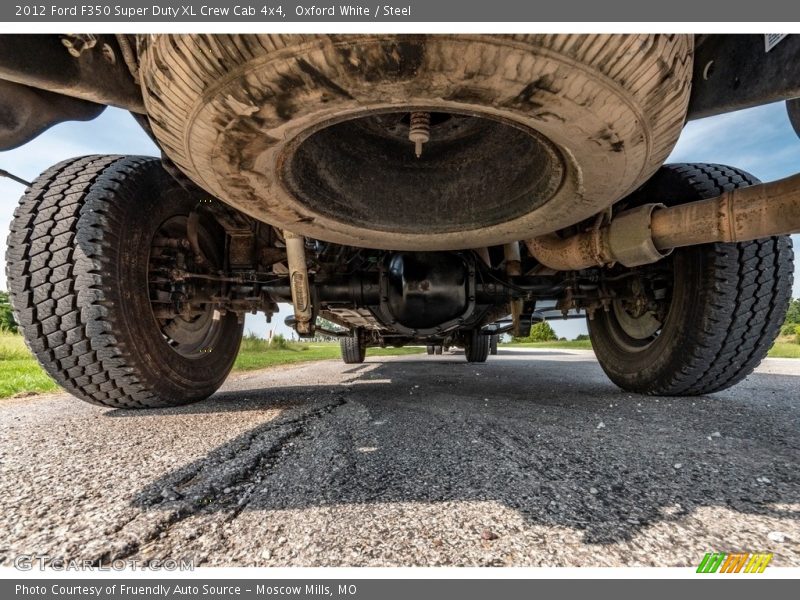 Oxford White / Steel 2012 Ford F350 Super Duty XL Crew Cab 4x4
