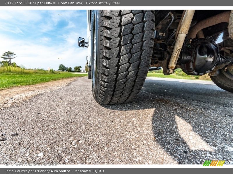 Oxford White / Steel 2012 Ford F350 Super Duty XL Crew Cab 4x4