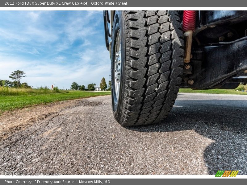 Oxford White / Steel 2012 Ford F350 Super Duty XL Crew Cab 4x4