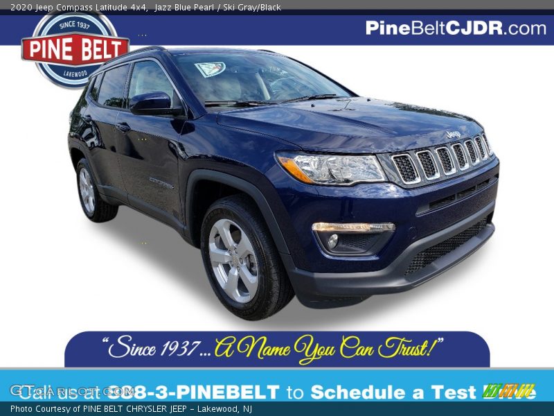 Jazz Blue Pearl / Ski Gray/Black 2020 Jeep Compass Latitude 4x4