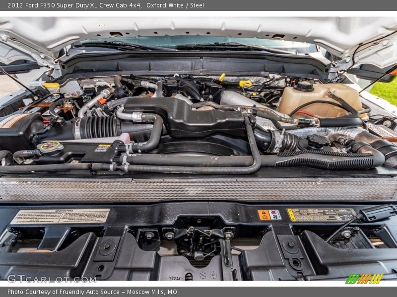 Oxford White / Steel 2012 Ford F350 Super Duty XL Crew Cab 4x4