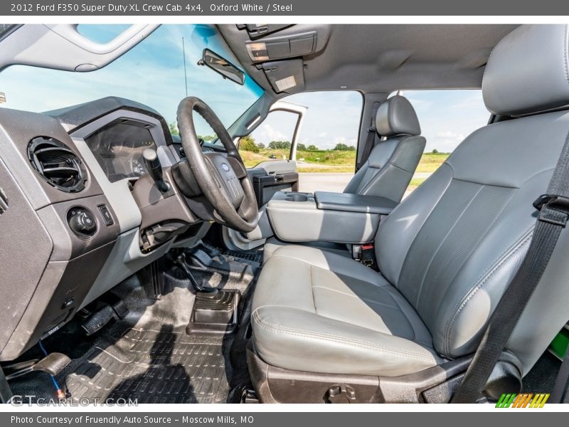 Oxford White / Steel 2012 Ford F350 Super Duty XL Crew Cab 4x4