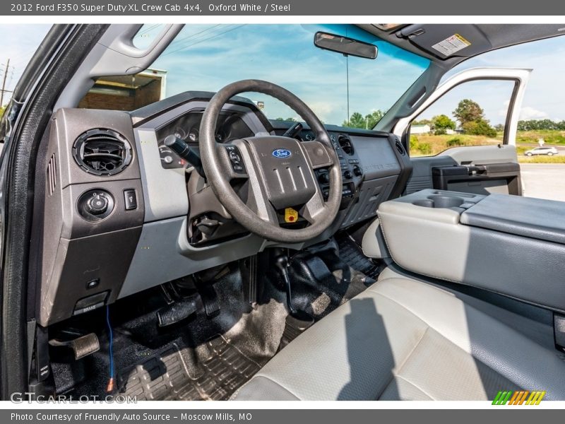 Oxford White / Steel 2012 Ford F350 Super Duty XL Crew Cab 4x4