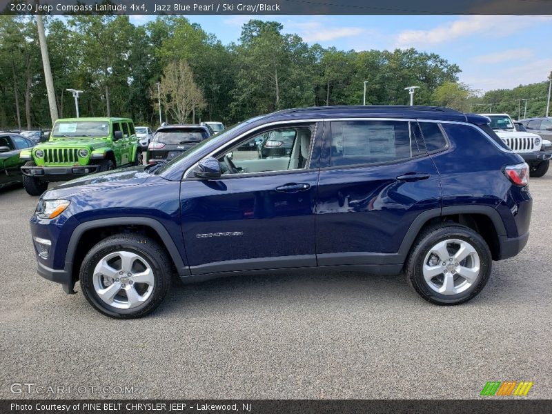 Jazz Blue Pearl / Ski Gray/Black 2020 Jeep Compass Latitude 4x4