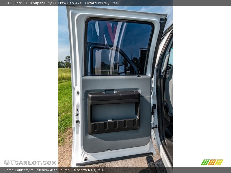 Oxford White / Steel 2012 Ford F350 Super Duty XL Crew Cab 4x4