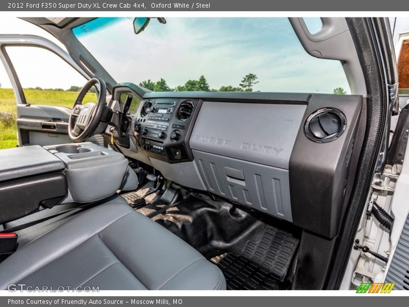 Oxford White / Steel 2012 Ford F350 Super Duty XL Crew Cab 4x4