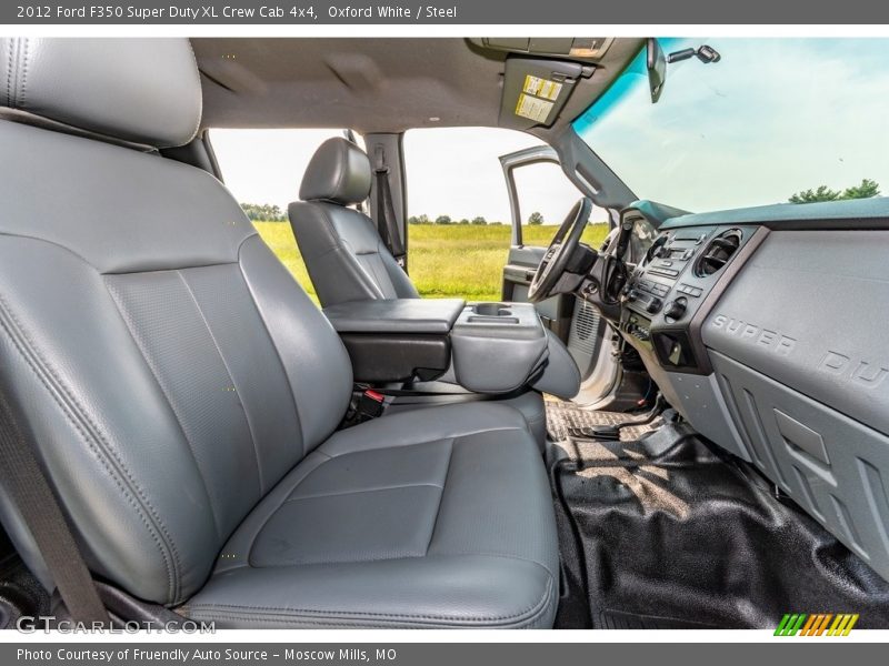 Oxford White / Steel 2012 Ford F350 Super Duty XL Crew Cab 4x4