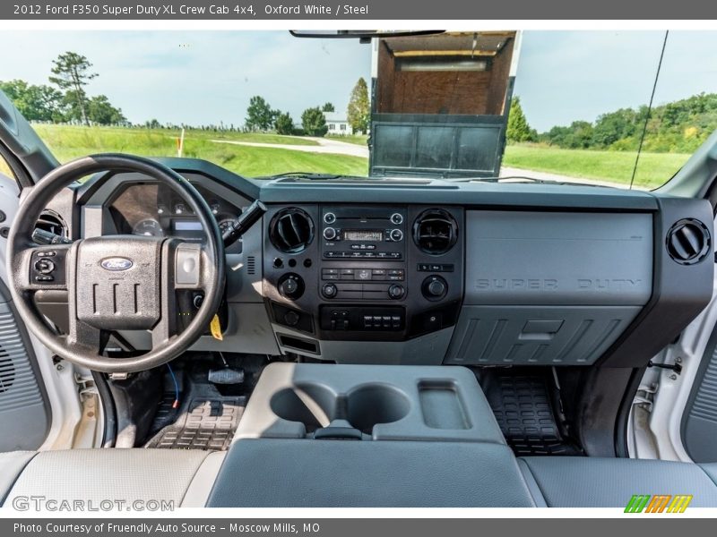 Oxford White / Steel 2012 Ford F350 Super Duty XL Crew Cab 4x4