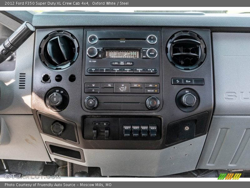 Oxford White / Steel 2012 Ford F350 Super Duty XL Crew Cab 4x4