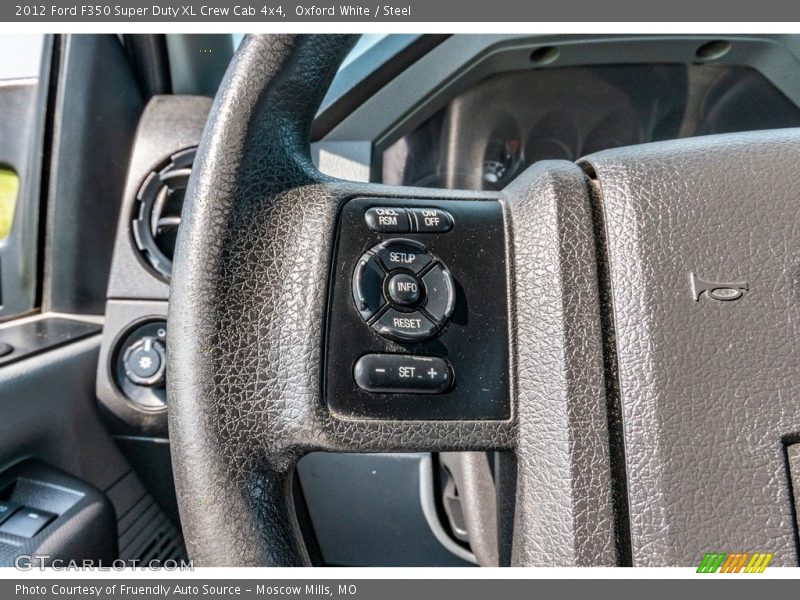 Oxford White / Steel 2012 Ford F350 Super Duty XL Crew Cab 4x4