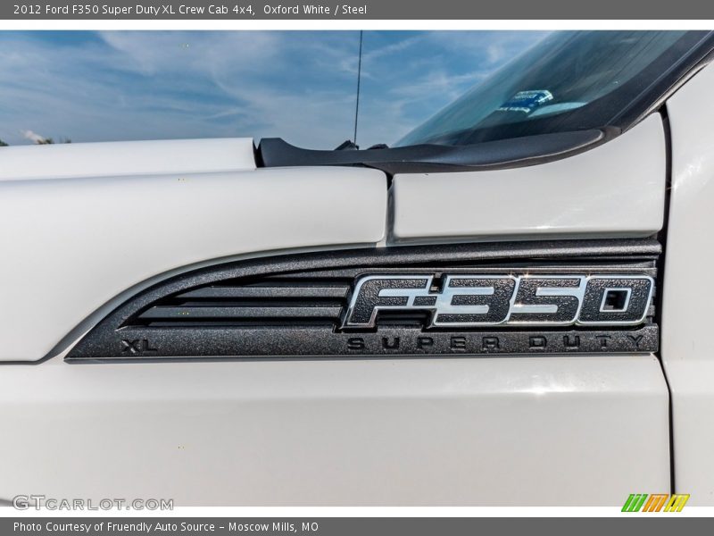 Oxford White / Steel 2012 Ford F350 Super Duty XL Crew Cab 4x4