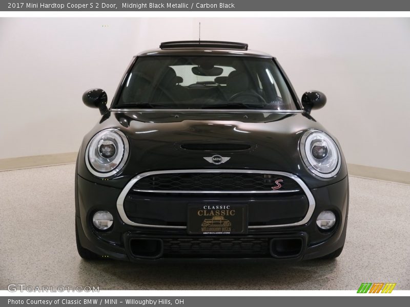 Midnight Black Metallic / Carbon Black 2017 Mini Hardtop Cooper S 2 Door