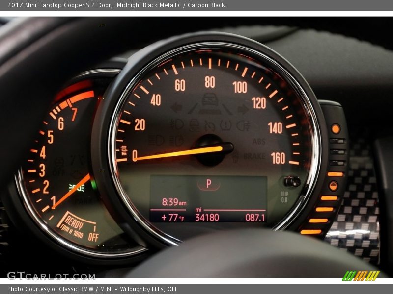 Midnight Black Metallic / Carbon Black 2017 Mini Hardtop Cooper S 2 Door