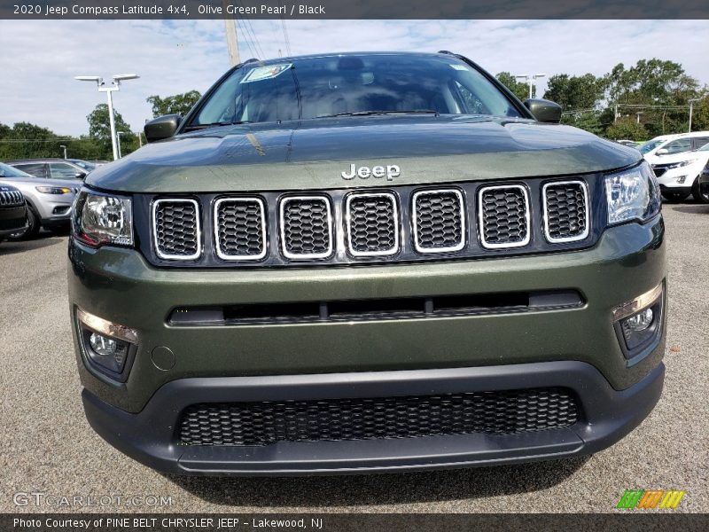 Olive Green Pearl / Black 2020 Jeep Compass Latitude 4x4