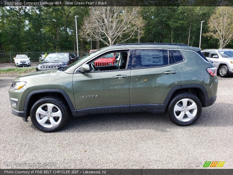 Olive Green Pearl / Black 2020 Jeep Compass Latitude 4x4