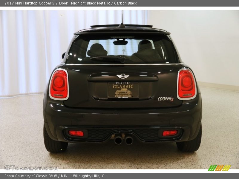 Midnight Black Metallic / Carbon Black 2017 Mini Hardtop Cooper S 2 Door