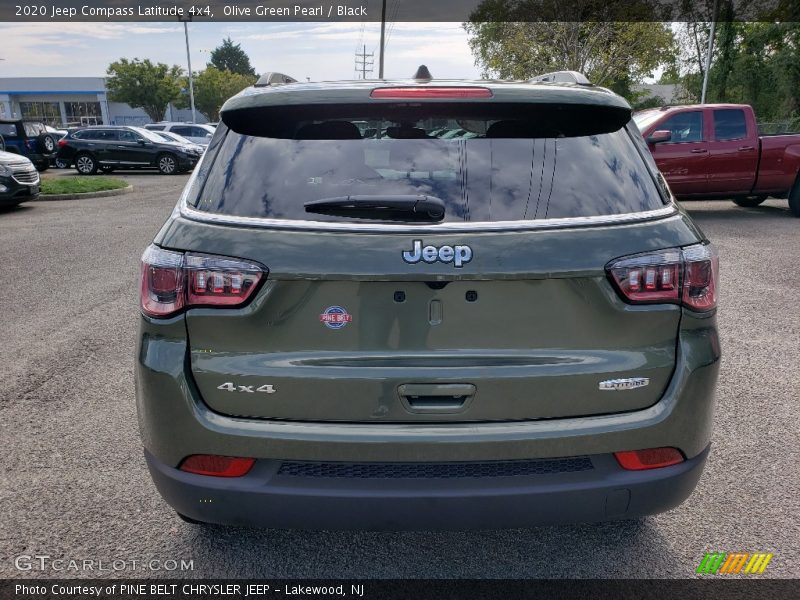 Olive Green Pearl / Black 2020 Jeep Compass Latitude 4x4