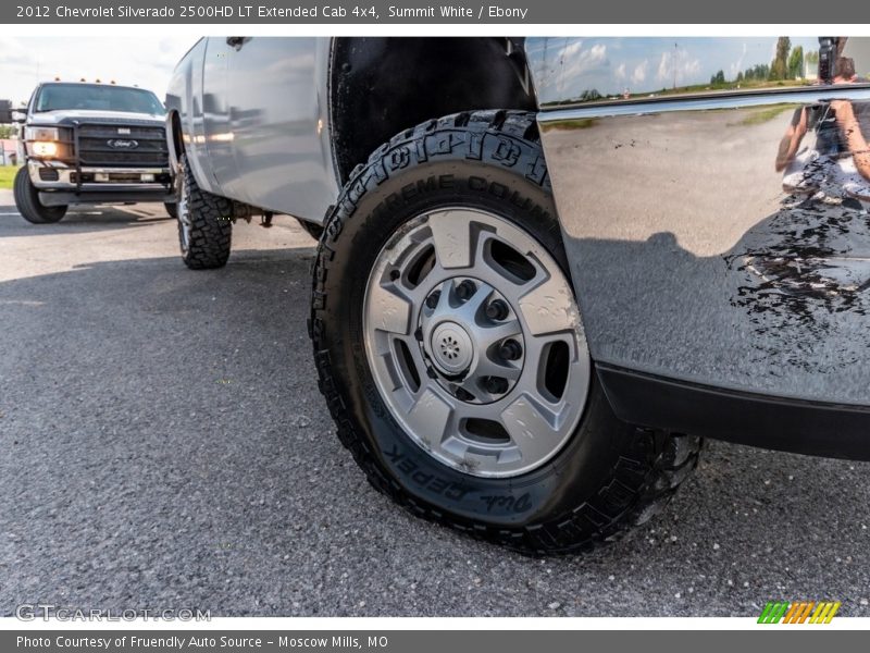 Summit White / Ebony 2012 Chevrolet Silverado 2500HD LT Extended Cab 4x4