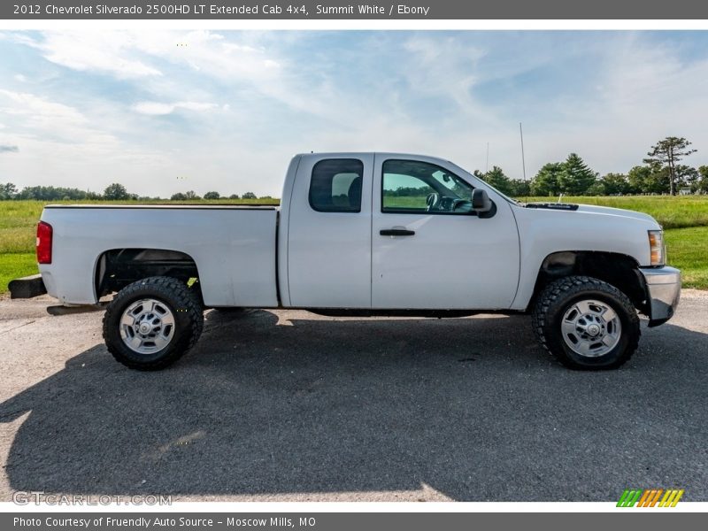 Summit White / Ebony 2012 Chevrolet Silverado 2500HD LT Extended Cab 4x4