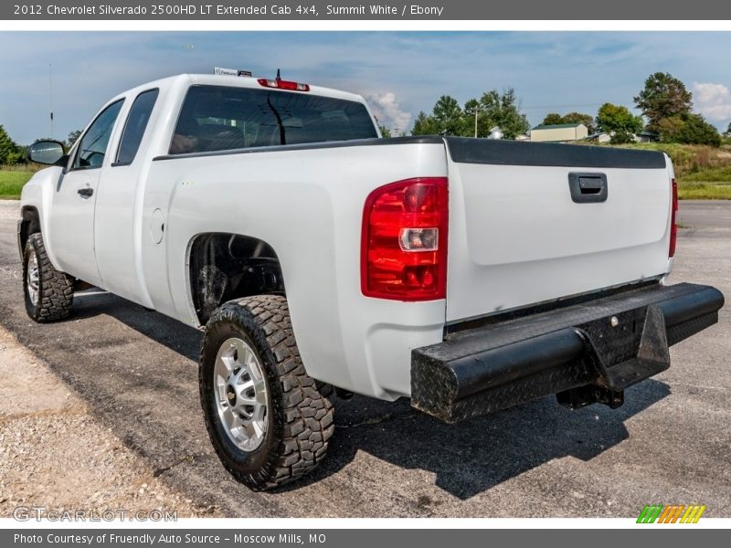Summit White / Ebony 2012 Chevrolet Silverado 2500HD LT Extended Cab 4x4