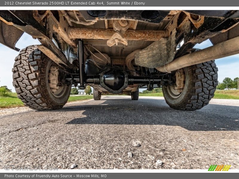 Summit White / Ebony 2012 Chevrolet Silverado 2500HD LT Extended Cab 4x4