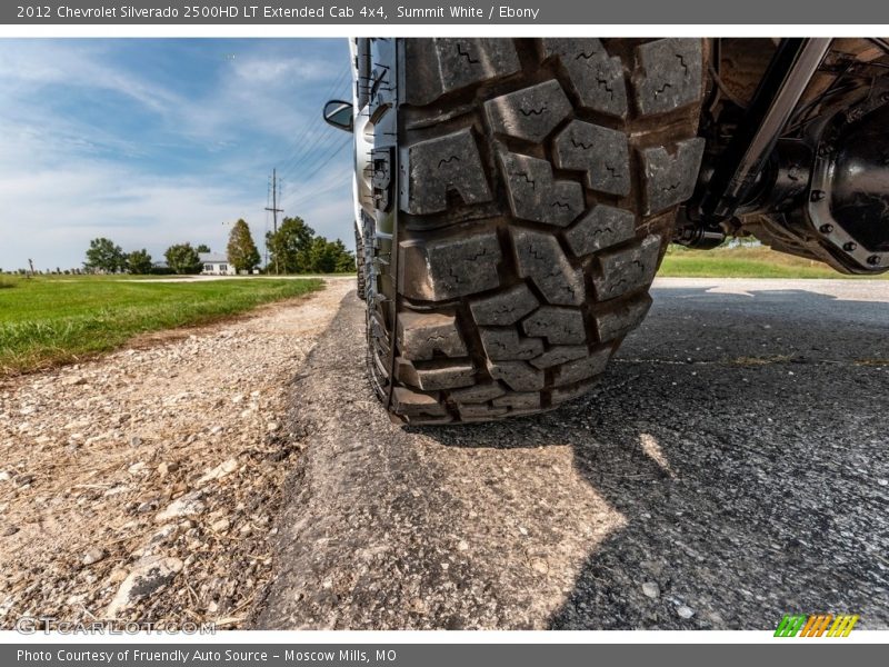 Summit White / Ebony 2012 Chevrolet Silverado 2500HD LT Extended Cab 4x4