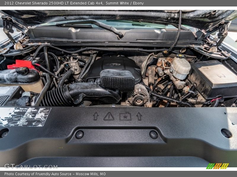 Summit White / Ebony 2012 Chevrolet Silverado 2500HD LT Extended Cab 4x4