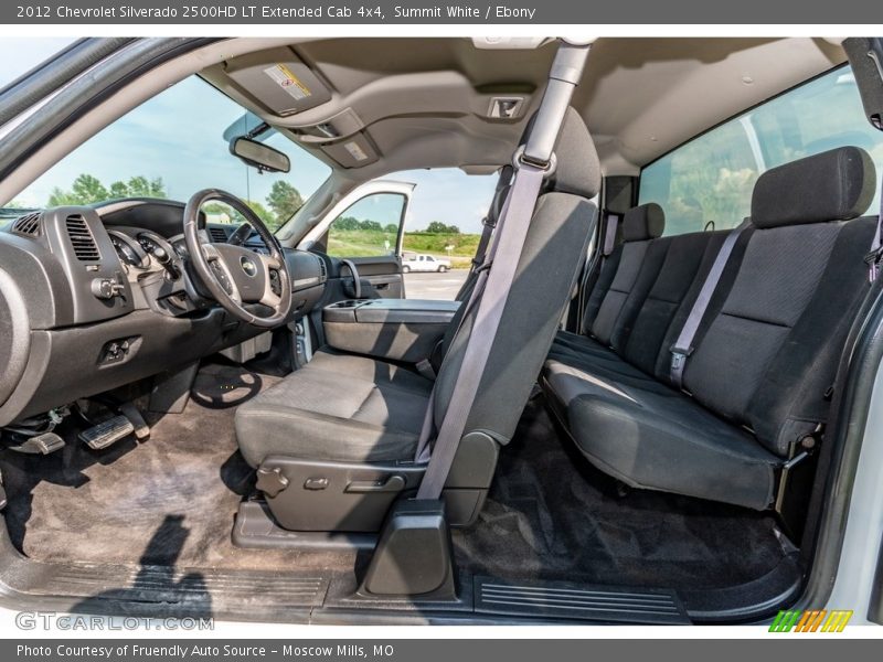 Summit White / Ebony 2012 Chevrolet Silverado 2500HD LT Extended Cab 4x4