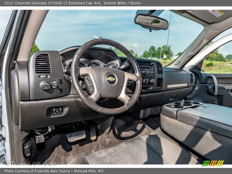 Summit White / Ebony 2012 Chevrolet Silverado 2500HD LT Extended Cab 4x4