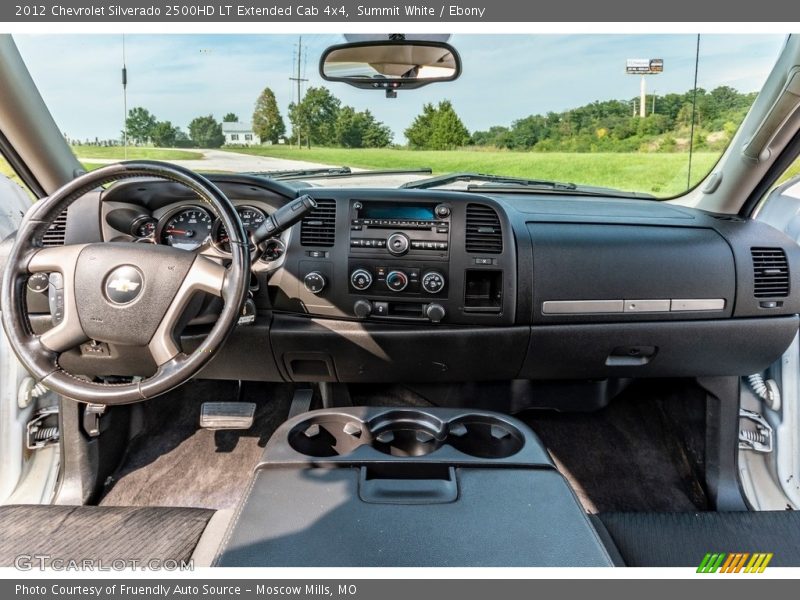 Summit White / Ebony 2012 Chevrolet Silverado 2500HD LT Extended Cab 4x4