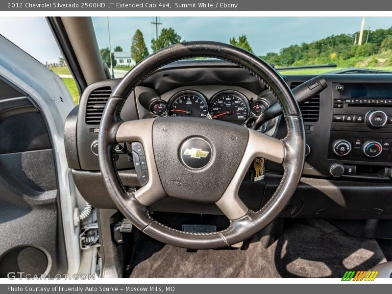 Summit White / Ebony 2012 Chevrolet Silverado 2500HD LT Extended Cab 4x4