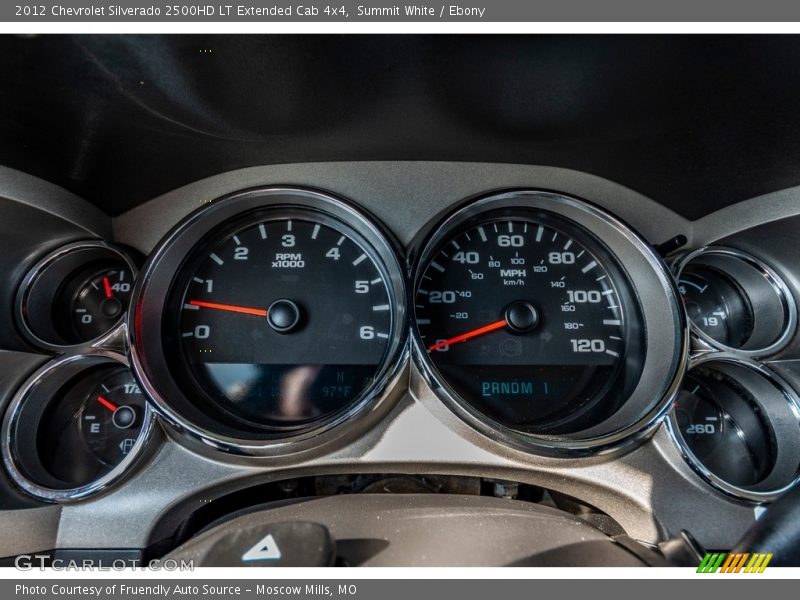 Summit White / Ebony 2012 Chevrolet Silverado 2500HD LT Extended Cab 4x4