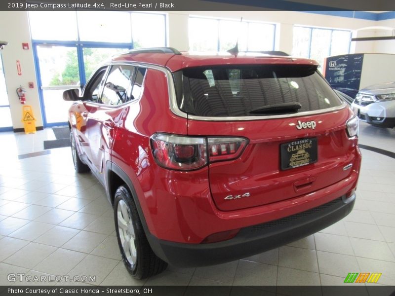 Red-Line Pearl / Black 2019 Jeep Compass Latitude 4x4