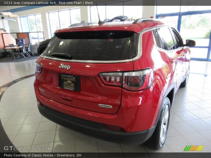 Red-Line Pearl / Black 2019 Jeep Compass Latitude 4x4