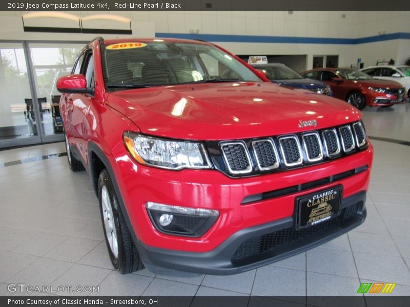 Red-Line Pearl / Black 2019 Jeep Compass Latitude 4x4