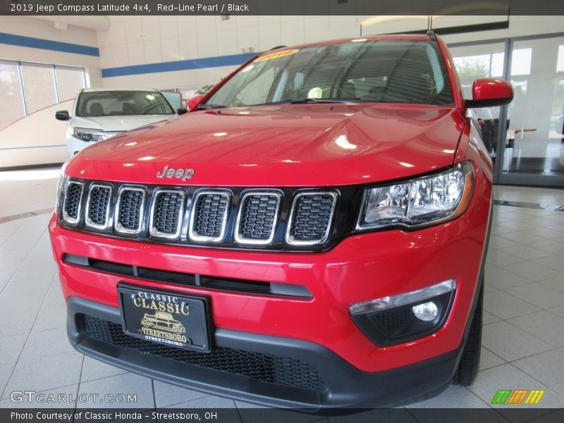 Red-Line Pearl / Black 2019 Jeep Compass Latitude 4x4