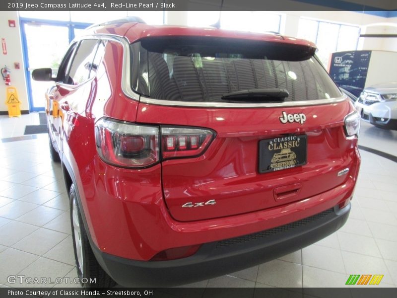 Red-Line Pearl / Black 2019 Jeep Compass Latitude 4x4