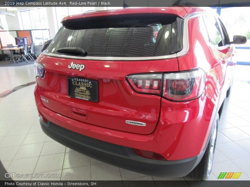 Red-Line Pearl / Black 2019 Jeep Compass Latitude 4x4
